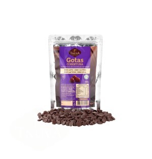 GOTAS COBERTURA SABOR CHOCOLATE USO CULINÁRIO 180G