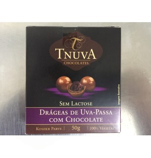 PASSAS DRAGEADAS AO CHOCOLATE- CX UNITÁRIA 50G