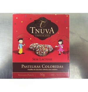 PASTILHAS CHOCOLATE CONFETE - CX UNITÁRIA 50G